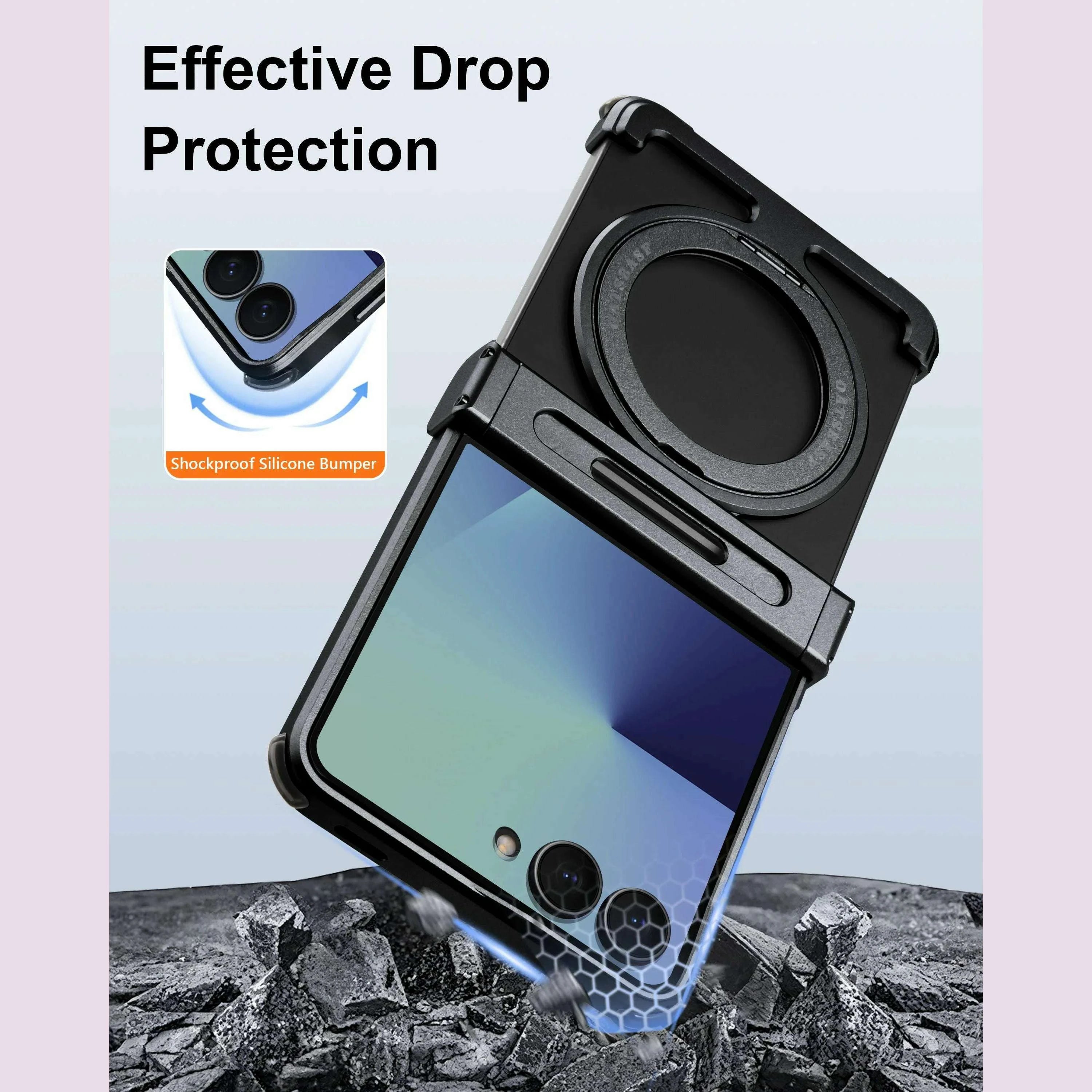 oatsbasf-metal-frameless-phone-case-for-samsung-galaxy-z-flip-7-with-kickstand-360°rotation-magnetic-shockproof-protective-coverkimlud-womens-fashion-34614556