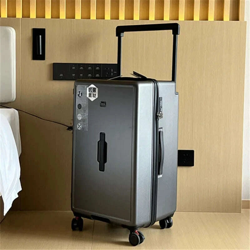 fashion-wide-handle-large-capacity-32inch-rolling-luggage-trunk-women-hardside-travel-suitcase-with-brake-wheelskimlud-womens-fashion-34614011