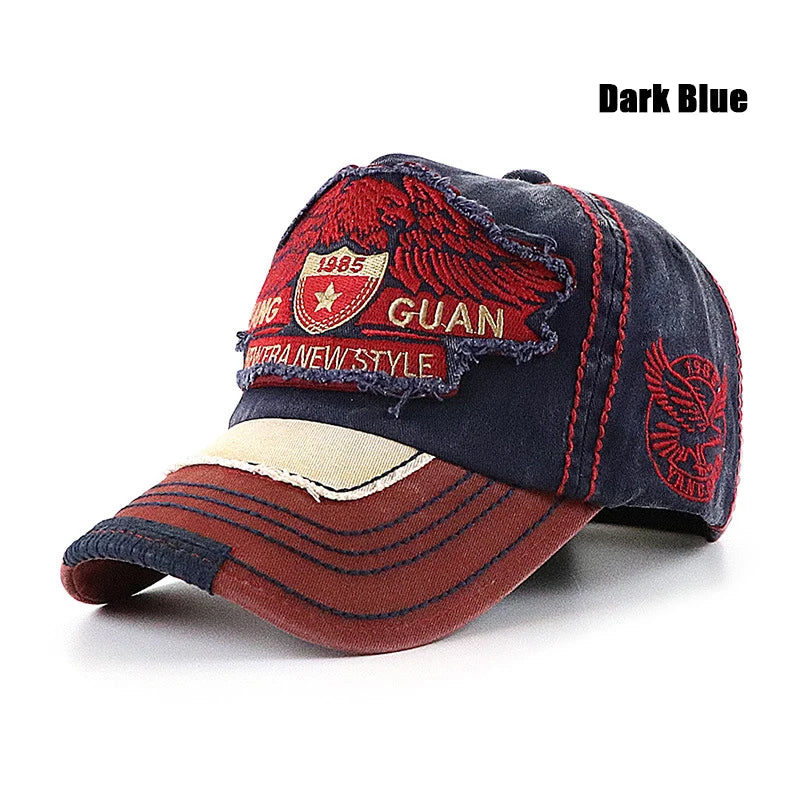 Various Sizes Suitable For Different Family Members Parent-Child Letter Pattern Patch Embroidery Cotton Adjustable Baseball Cap