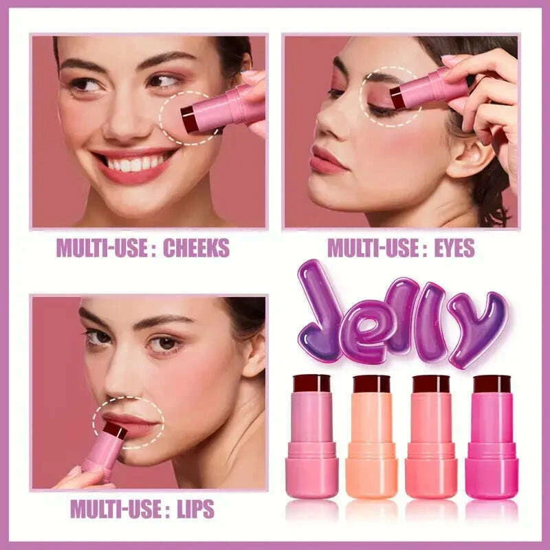 jelly-blush-lip-gloss-stick-for-lazy-people-to-contour-even-skin-tone-brighten-and-color-easy-to-apply-for-both-lips-and-facekimlud-womens-fashion-34598550