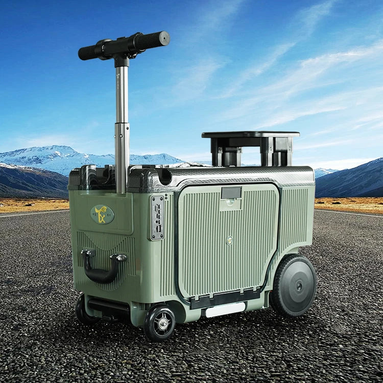 ABS-PC Luggage 20 Inch Electric Trolley — Custom Color | KIMLUD