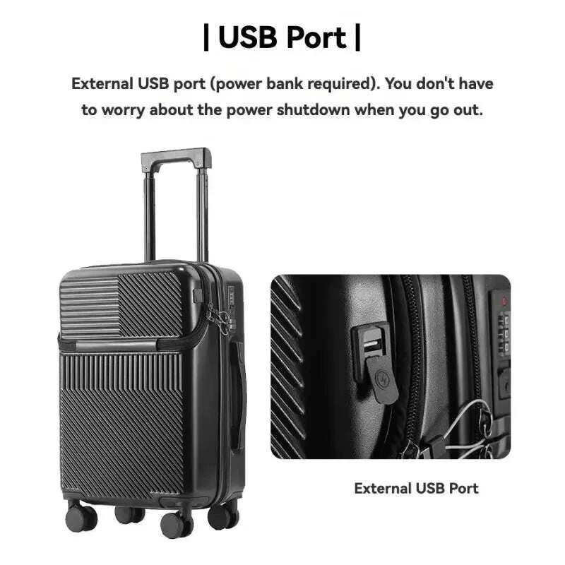 front-opening-pocket-suitcase-travel-rolling-luggage-aluminum-alloy-trolley-abspc-case-bag-with-spinner-wheel-usb-charging-portkimlud-womens-fashion-34613038