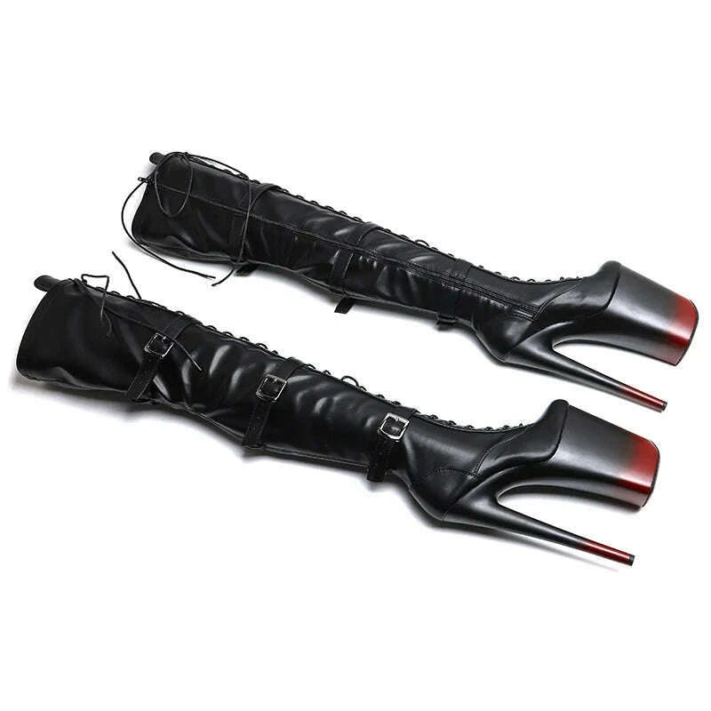 leecabe-23cm9inches-matte-pu-trend-fashion-high-heel-platform-stripper-heel-pole-dance-bootskimlud-womens-fashion-34605773