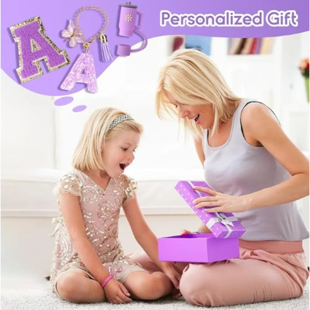 6 in 1 Cup Accessorie Set for Stanley Cup 40oz Tumbler Including Purple Silicone Straw Topper Boot Leak-proof Stopper Decoration