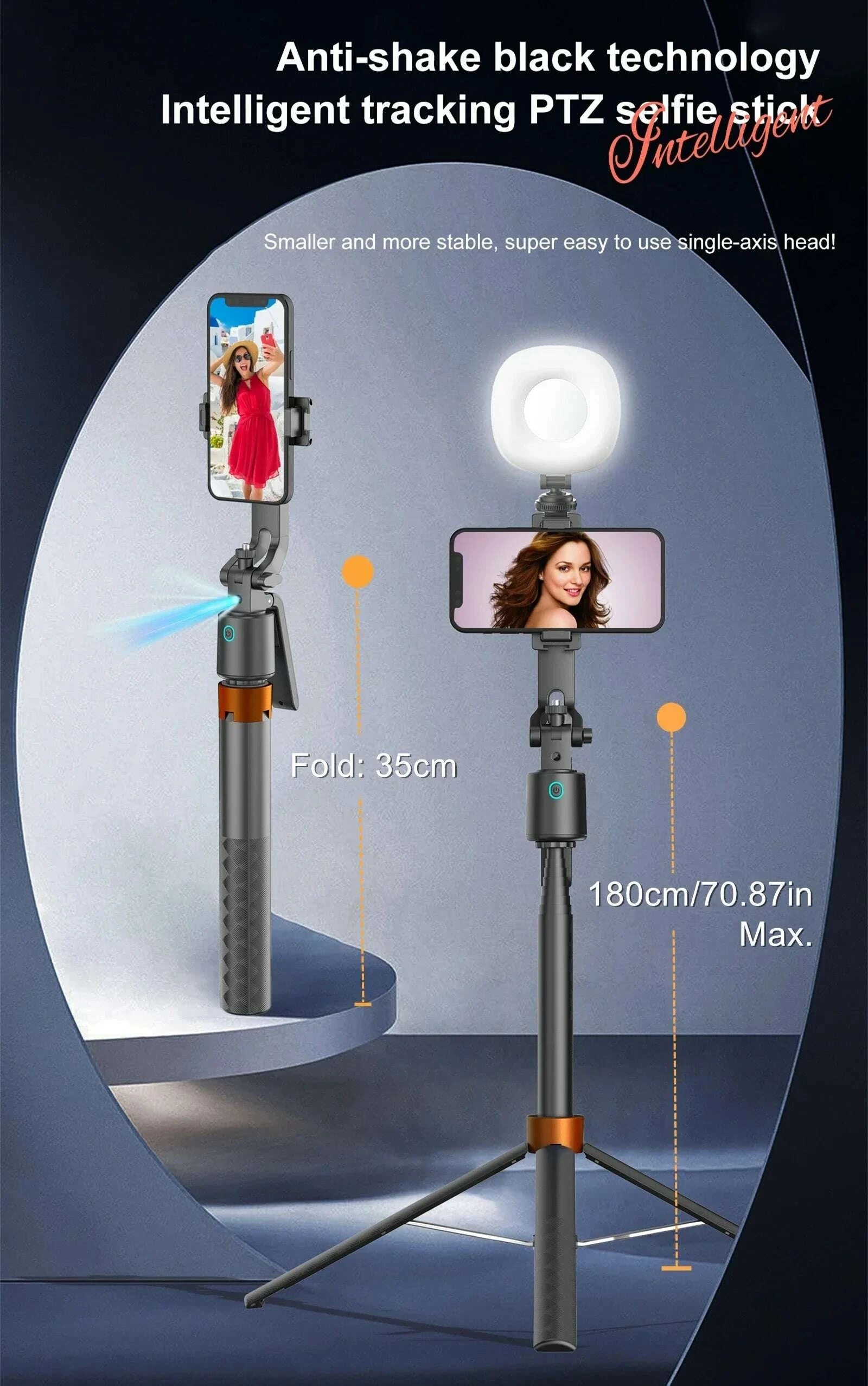 180cm709in-facial-tracking-360°rotation-gimbals-stabilizer-selfie-stick-intelligent-phone-holder-tripod-for-mobile-camera-goprokimludkimlud-35562036