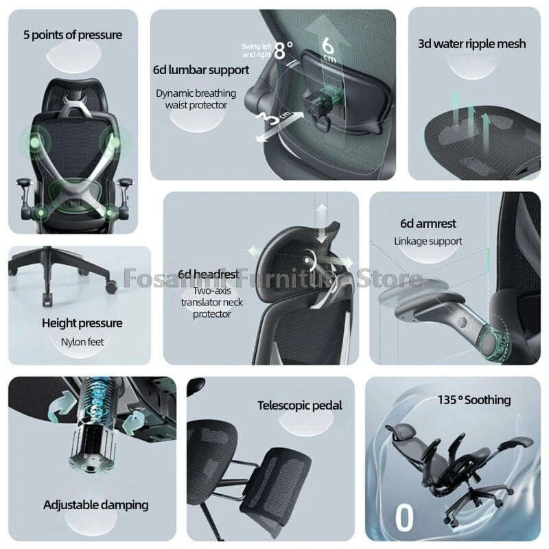 comfortable-black-mesh-computer-chair-stylish-office-chair-with-lumbar-support-adjustable-home-swivel-desk-chair-for-gaming-workkimludkimlud-35571371