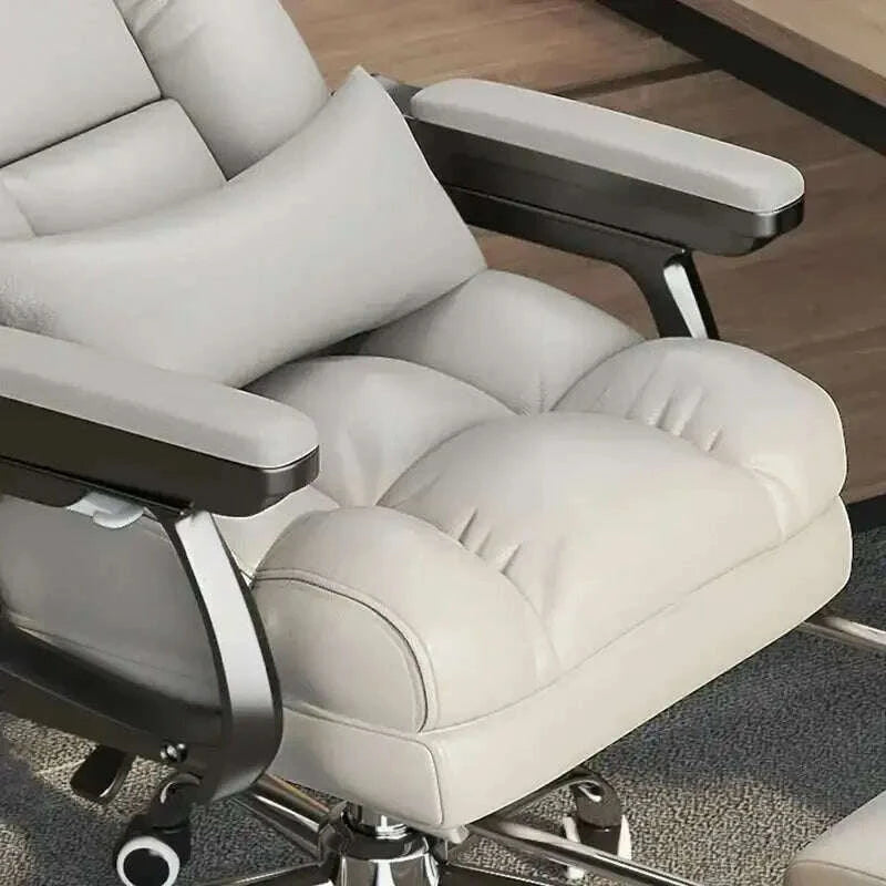 KIMLUD, Modern Ergonomic Office Chair - PU Leather Computer Desk Chair with Swivel, Comfortable Executive Chair for Home/Office/Gaming, KIMLUD Womens Clothes