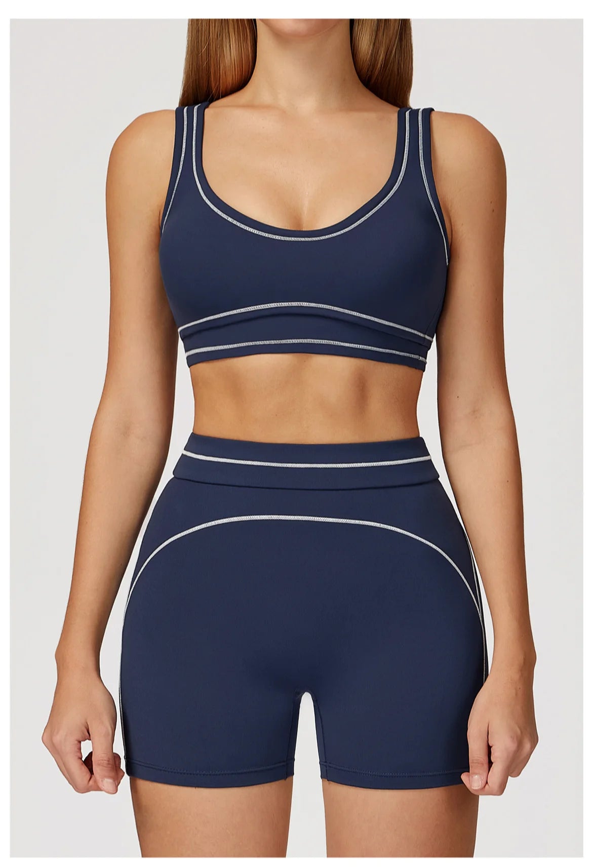 Knit Yoga Sports Bra Backless Breathable Elastic Support For Running And Workout — Mauve | KIMLUD