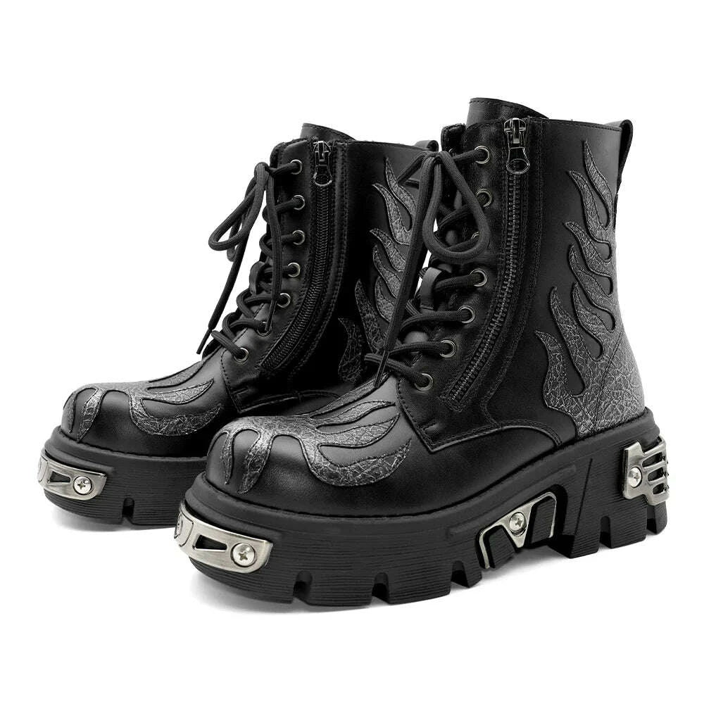 2025-new-punk-women-platform-ankle-boots-females-rock-round-toe-lace-up-fashion-retro-chunky-shoes-metal-decor-short-bootskimludkimlud-35573567