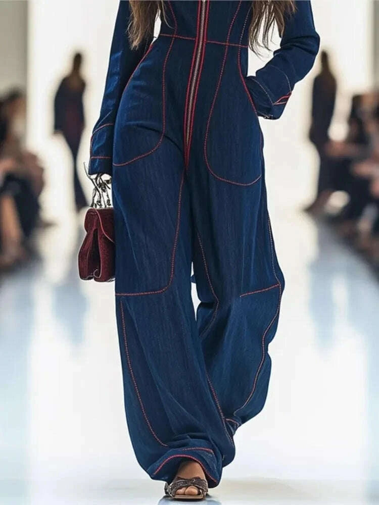 jumpsuit-with-pocket-for-woman-spring-autumn-fashion-solid-v-neck-half-open-collar-one-piece-pants-lady-foreign-style-jumpsuitskimludkimlud-35560560