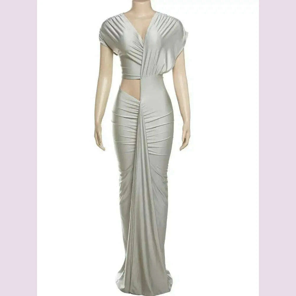 irregular-hollow-dress-women-ruched-diagonal-collar-shorts-sleeve-waistless-slits-street-trend-elegant-long-bodycon-0v01kimlud-womens-fashion-34623969