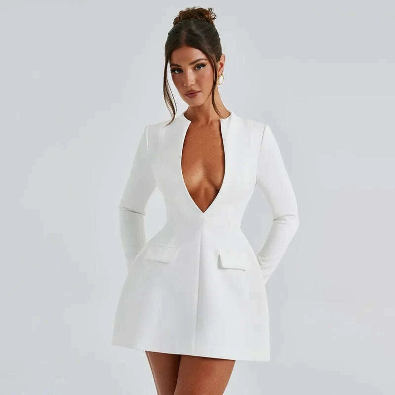 fashion-deep-v-neck-tunics-short-dress-white-black-women-autumn-winter-long-sleeve-high-waist-party-dresses-female-blazer-dress-kimlud-kimlud-33911887