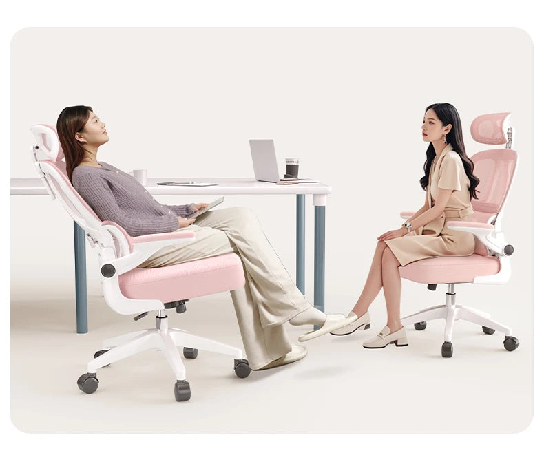 Ergonomic Mesh Office Chair Modern Swivel — Deep Black | KIMLUD