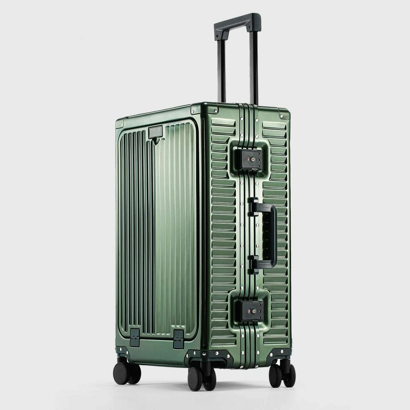 sushimu-20-inch-all-aluminum-magnesium-alloy-luggage-with-front-opening-trolley-suitcase-carry-on-suitcase-metal-travelkimlud-womens-fashion-34613078