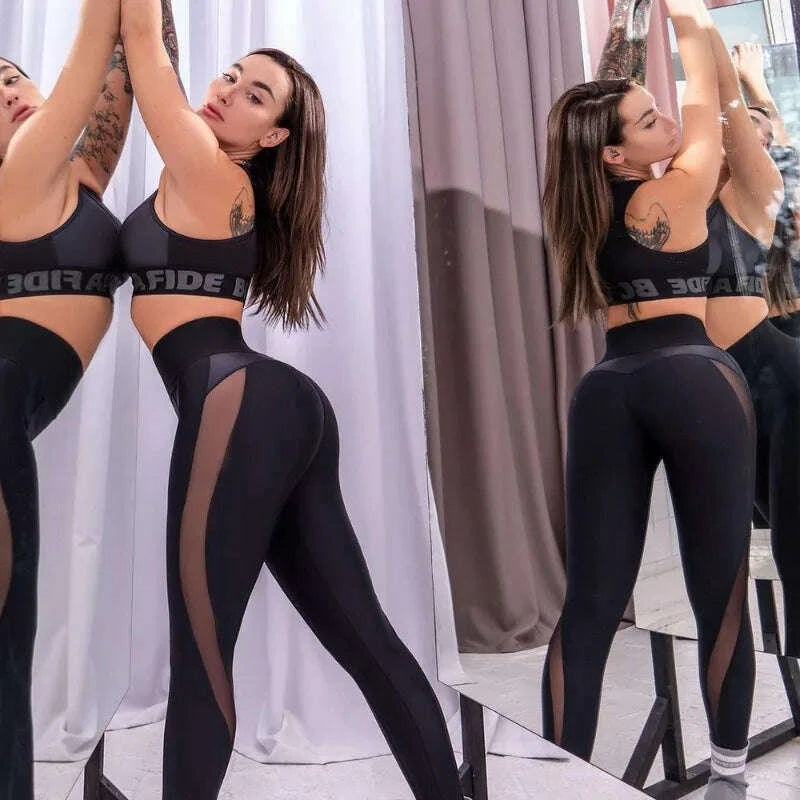 sports-running-fitness-pants-mesh-breathable-splicing-cropped-pants-high-waist-slim-fit-hip-lifting-yoga-pants-women-leggingskimlud-womens-fashion-34619013