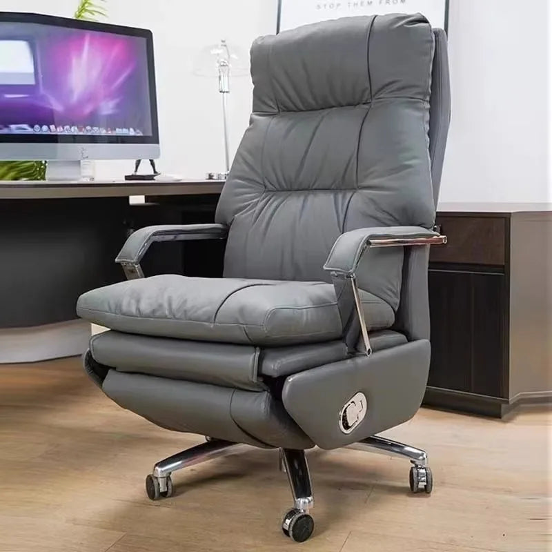 Nordic Ergonomic Office Chair Armrest — Orange | KIMLUD