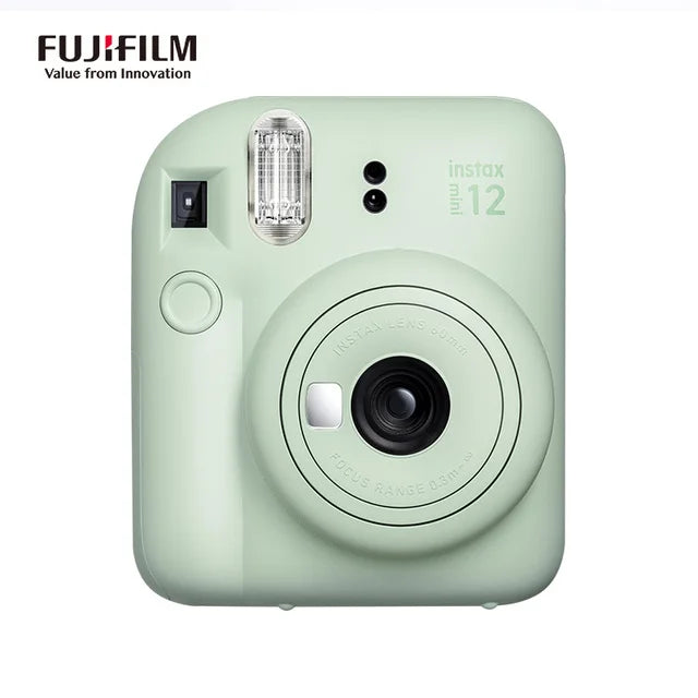 Genuine Fujifilm Instax Mini 12 Instant Camera With 20 Sheets Mini Film Paper Camera Shoulder Strap Bag Accessories Gift Suit