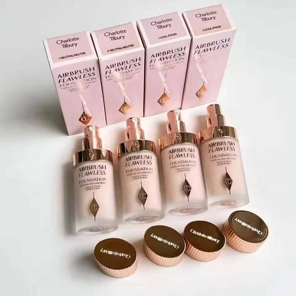 Liquid Foundation Oil Control Waterproof — Beige | KIMLUD