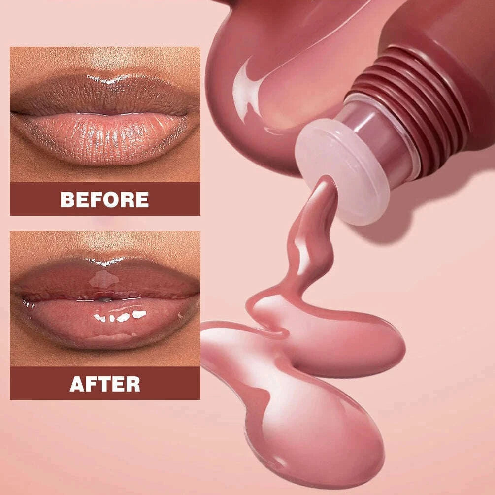 crystal-dark-brown-mirror-water-lip-gloss-nude-lip-glaze-transparent-glass-oil-waterproof-liquid-lipstick-clear-tint-makeupkimlud-womens-fashion-34604714