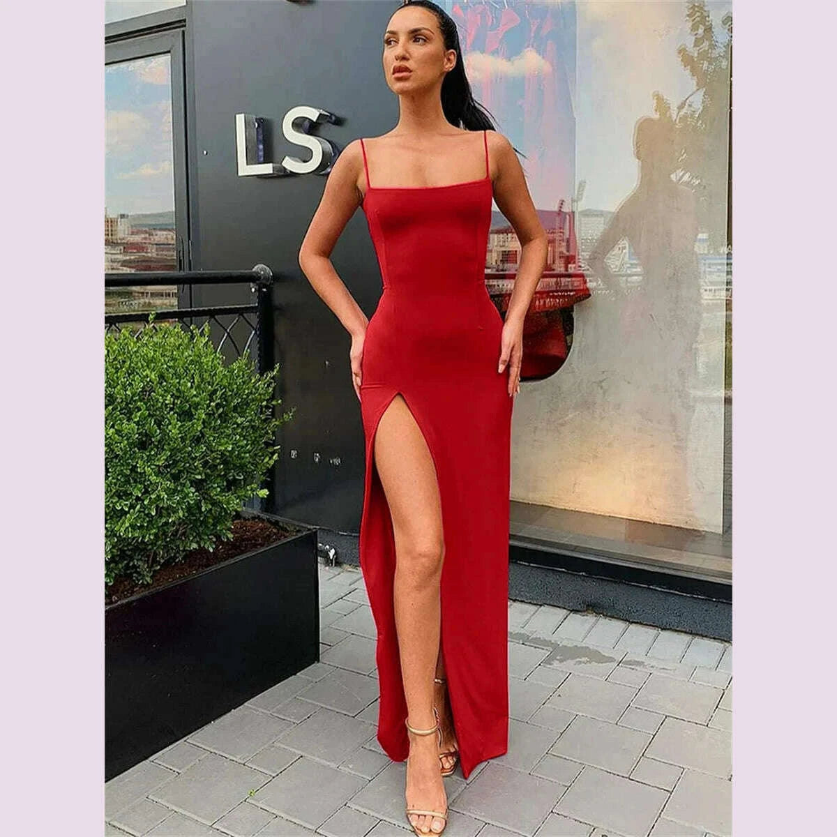 women-summer-sexy-bodycon-dress-lady-sexy-spaghetti-strap-sleeve-split-solid-color-sheath-dress-vestidos-kimlud-kimlud-33916847
