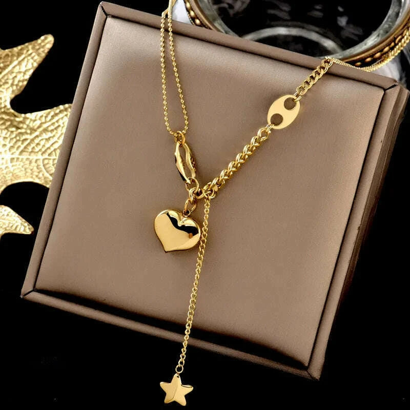 new-316l-titanium-stainless-steel-gold-color-choker-necklace-fashion-luxury-letter-love-heart-pendant-womens-party-kimlud-kimlud-33913896