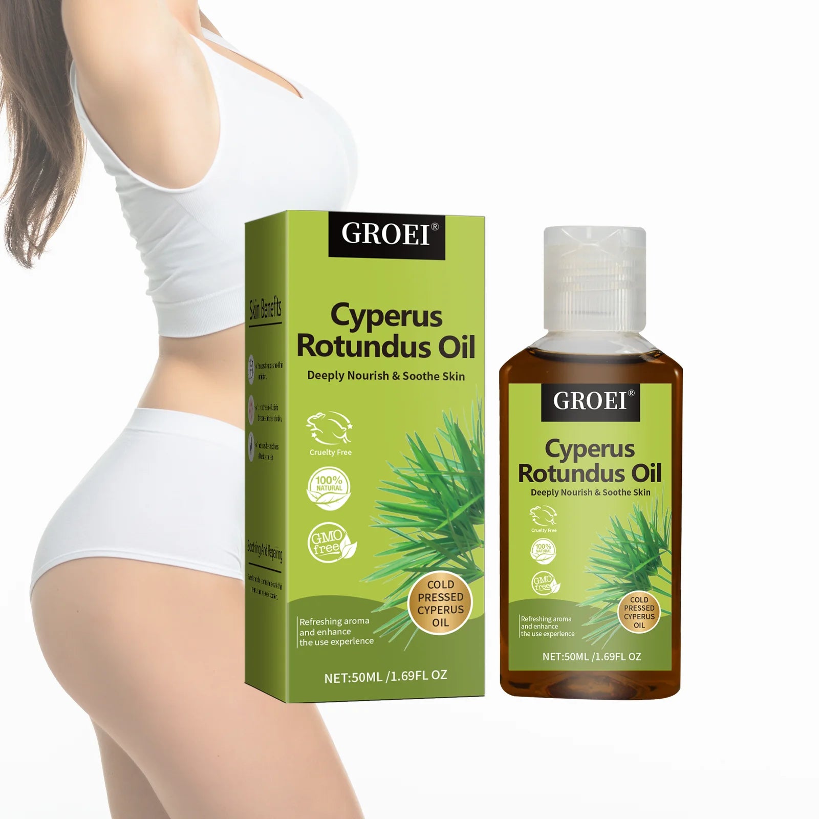 Gel-Based Hair Growth Inhibitor — Painless Depilatory For Underarms, Legs, Arms — Clear | KIMLUD