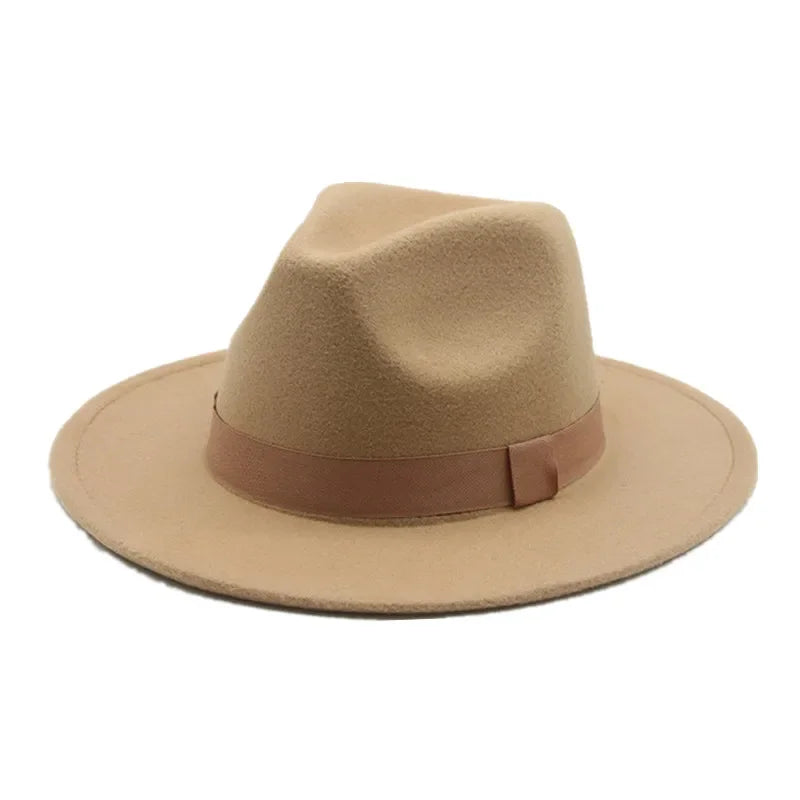 Fedora Hat – Unisex Decorative – Cotton-Polyester | KIMLUD
