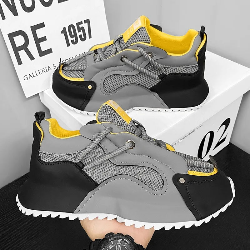 Big Size Sneakers for Men Fashion Outdoor Casual Shoe Breathable Trainer Shhoes for Men Platform Running Shoes Кроссовки Мужские