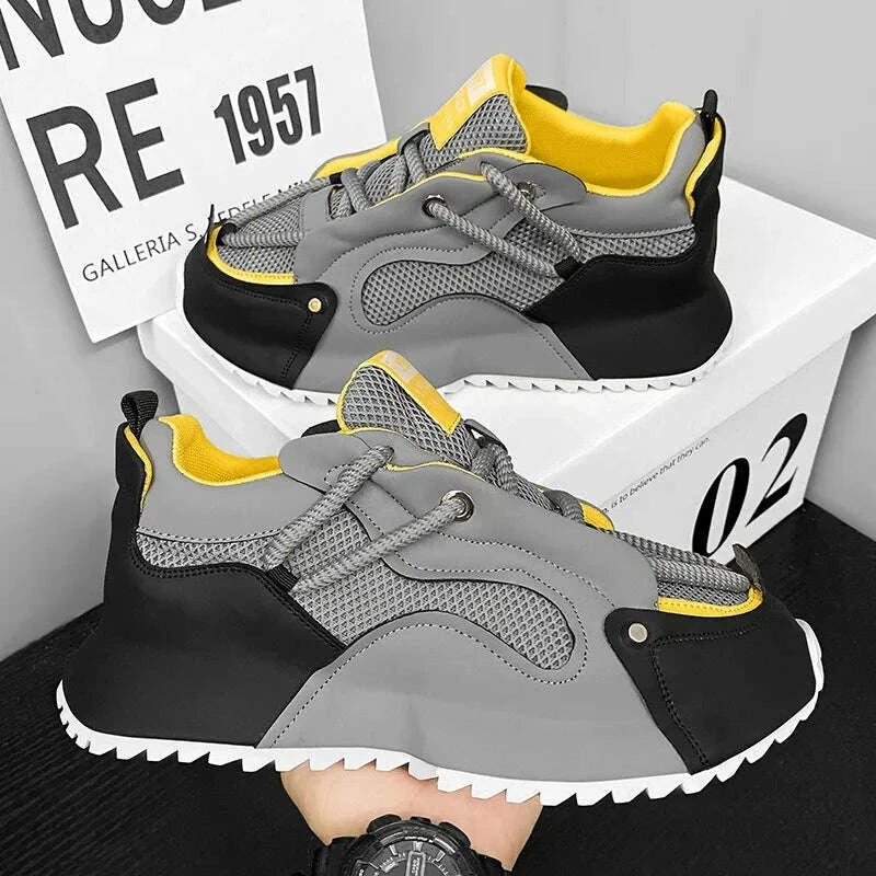 KIMLUD, Big Size Sneakers for Men Fashion Outdoor Casual Shoe Breathable Trainer Shhoes for Men Platform Running Shoes Кроссовки Мужские, KIMLUD Womens Clothes