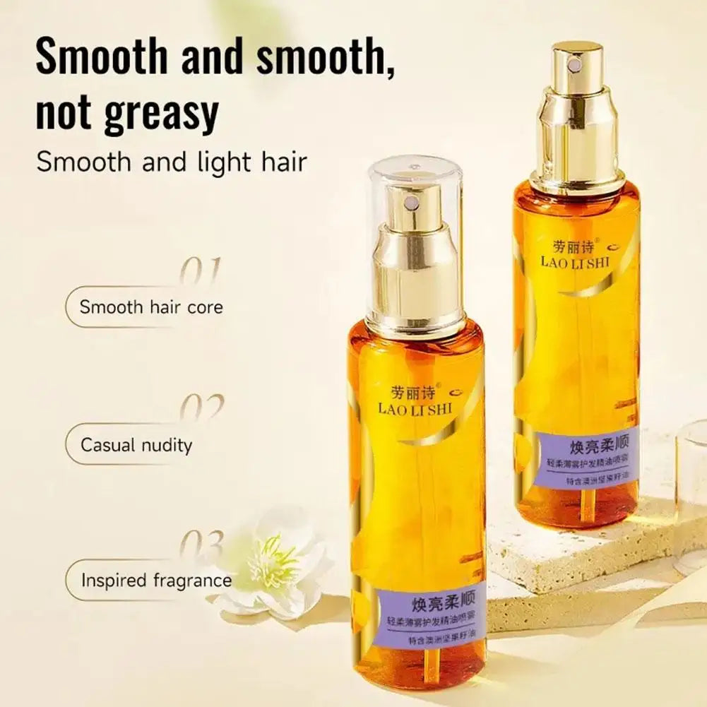 Hair Care Essential Oil Spray  PreveSnt Restlessness  Flexibility  Repair Dry Skin  Hot Dyeing Care  Lingering Fragrance