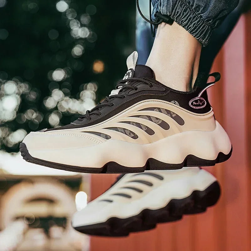 Autumn new high-quality men casual sneakers fashionable and versatile thick-soled comfortable non-slip dad shoes for couples