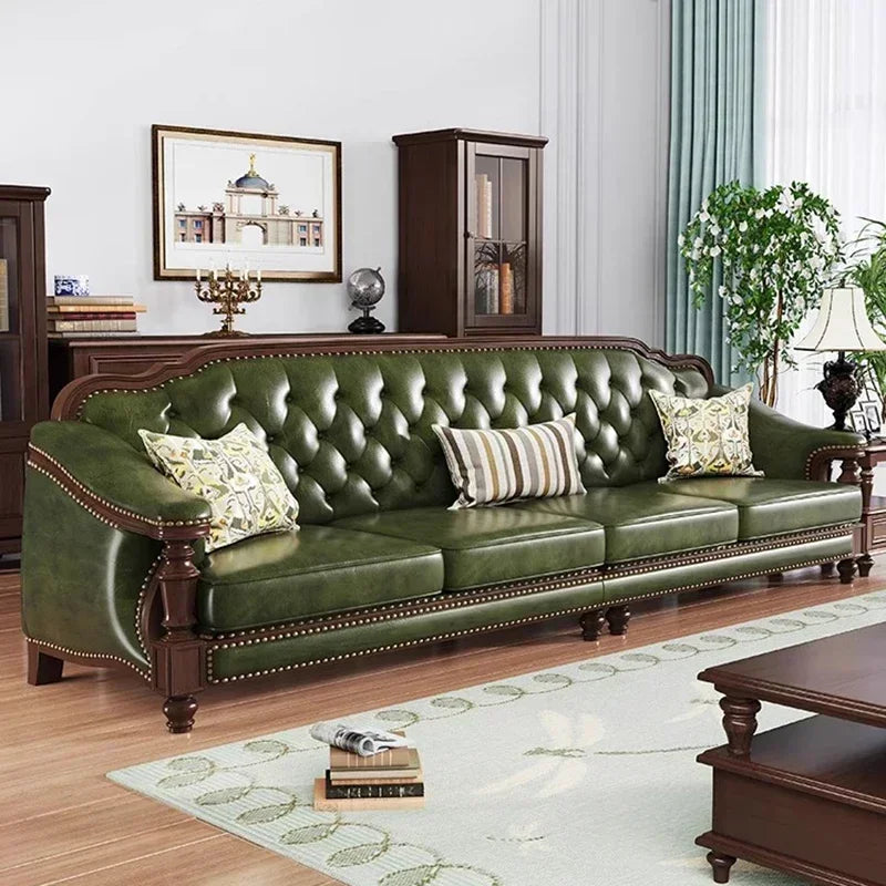Leather Lazy Living Room Sofas Couch Armchair Recliner Mid Century Sofas Relaxing Multifunctional Divano Garden Furniture Sets