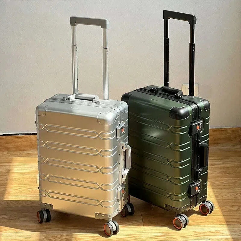 large-capacity-trolley-suitcase-travel-bag-aluminum-magnesium-alloy-travel-suitcase-business-rolling-luggagekimlud-womens-fashion-34614532