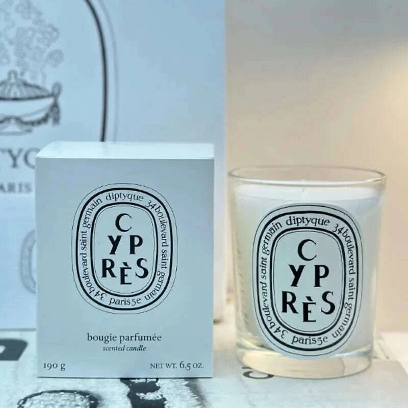KIMLUD, Romantic Limited Diptyques Candles Sakura Scented Fragrance Candle Light Gift High Quality Aromatherapy Perfume Aroma Home Decor, KIMLUD Womens Clothes