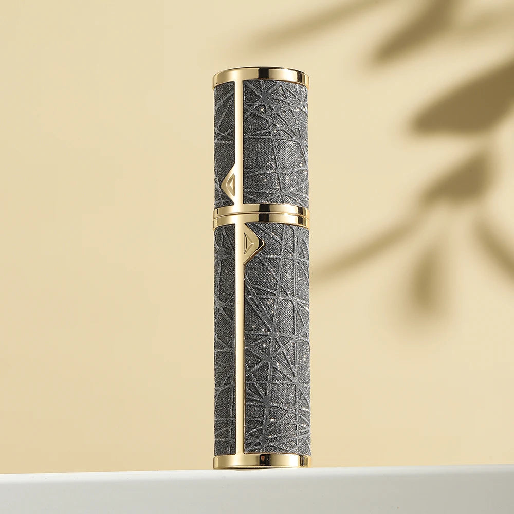 5ml Leather Perfume Atomizer Portable Liquid Cosmetics Containers Traveling Mini Perfume Refillable Bottles Empty Spray