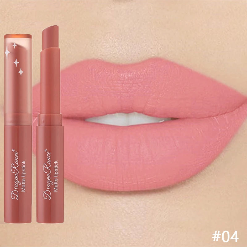 Matte Lipstick Waterproof Long-Lasting Velvet Finish Hydrating Formula — Nude Pink | KIMLUD