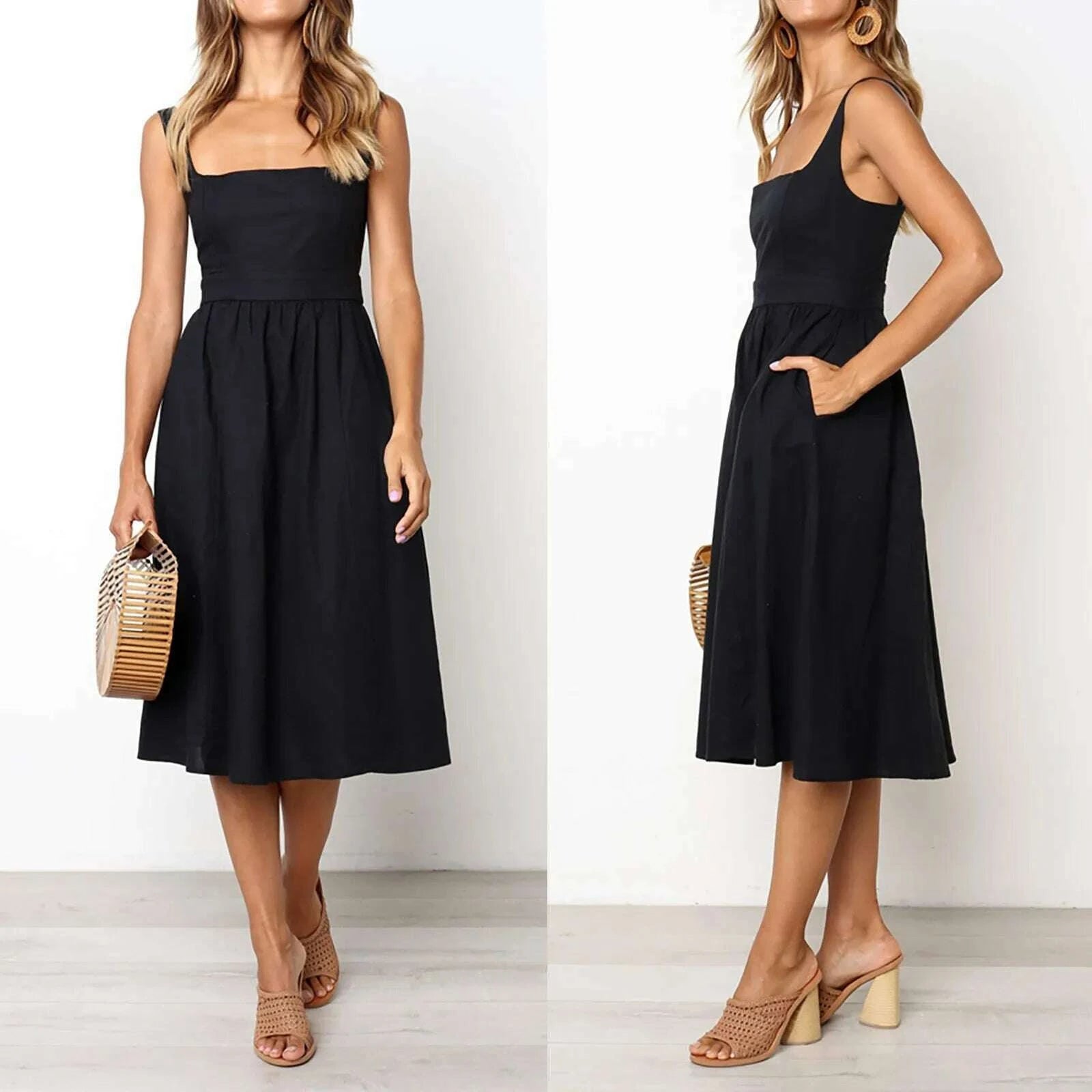 sexy-square-neck-solid-color-midi-dress-spaghetti-straps-sleeveless-summer-loose-dress-elegant-party-dresses-for-women-платье-kimlud-kimlud-33917159