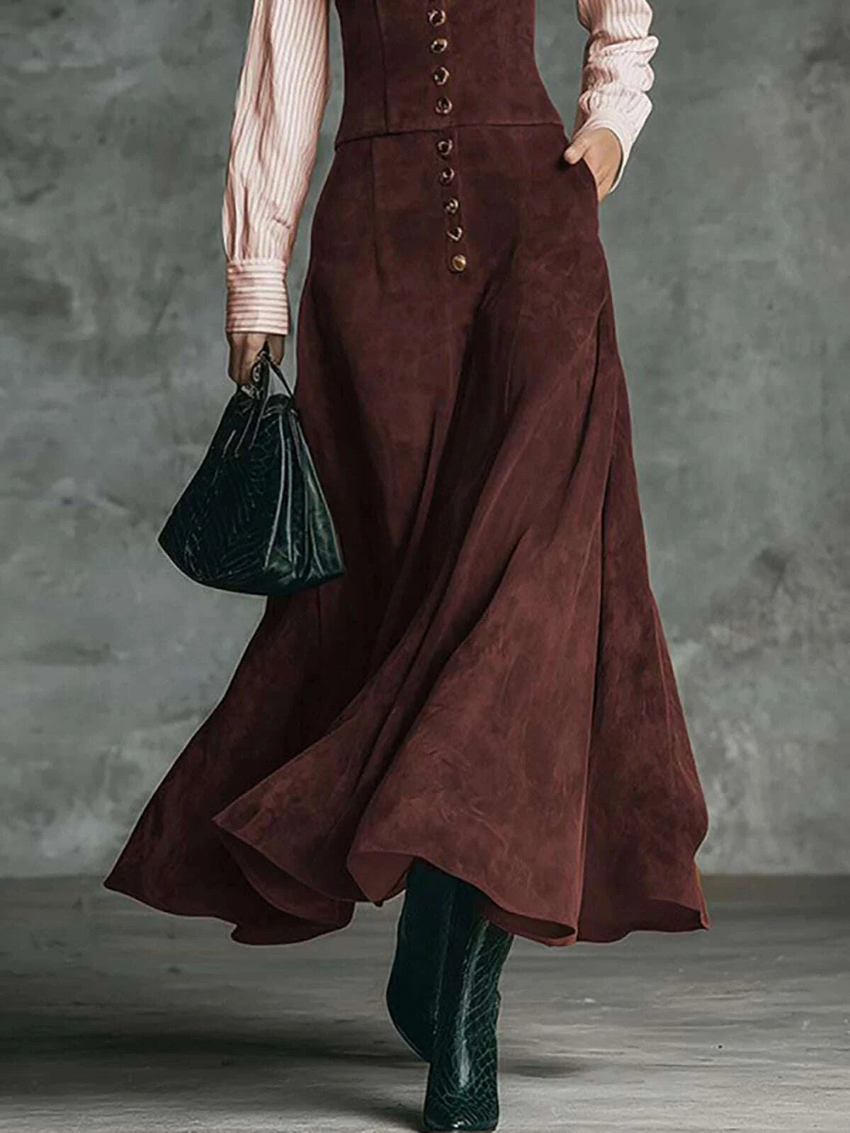 women-elegant-light-pink-vertical-stripe-shirt-dress-chic-high-waist-button-vintage-spring-maxi-dress-female-office-lady-dresseskimludkimlud-35558414