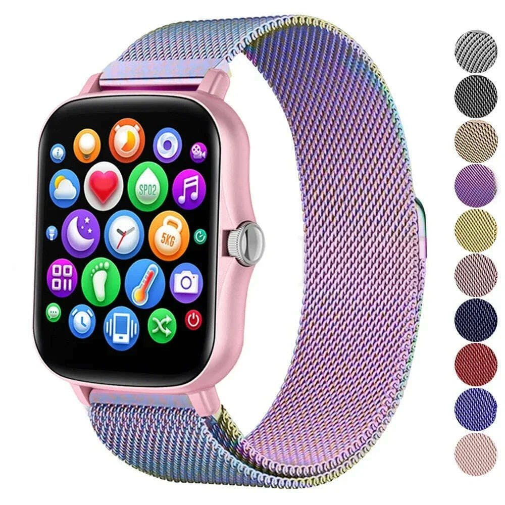 20mm-strap-for-amazfit-gts-432eministratos-32-metal-magnetic-loop-22mm-watch-bracelet-amazfit-gtr-43pro2ebip-u-s-litekimlud-womens-fashion-34610435