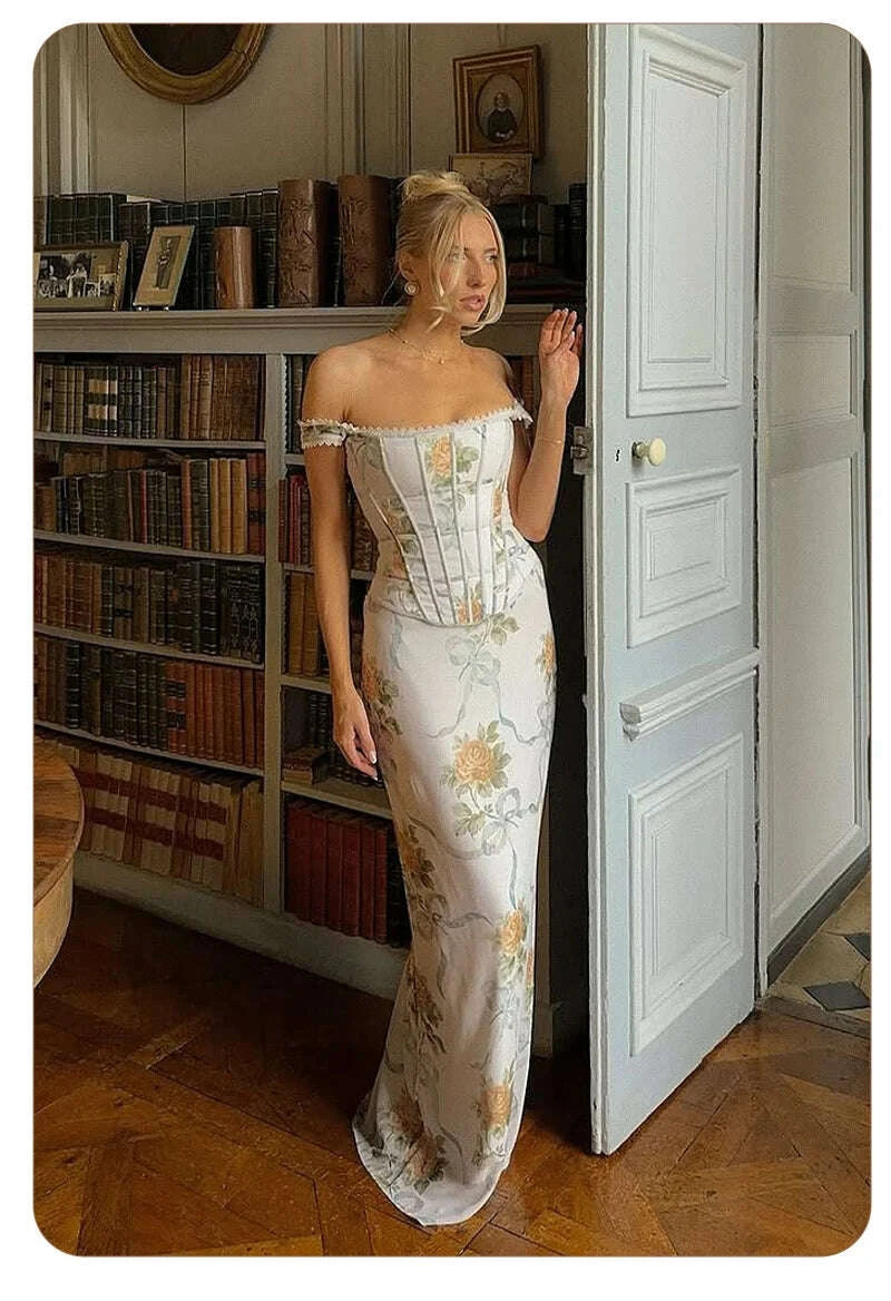 kimlud-vc-garden-romantic-elegance-white-floral-print-off-shoulder-lace-up-gown-fashion-sexy-maxi-dress-kimlud-womens-clothes-35042459