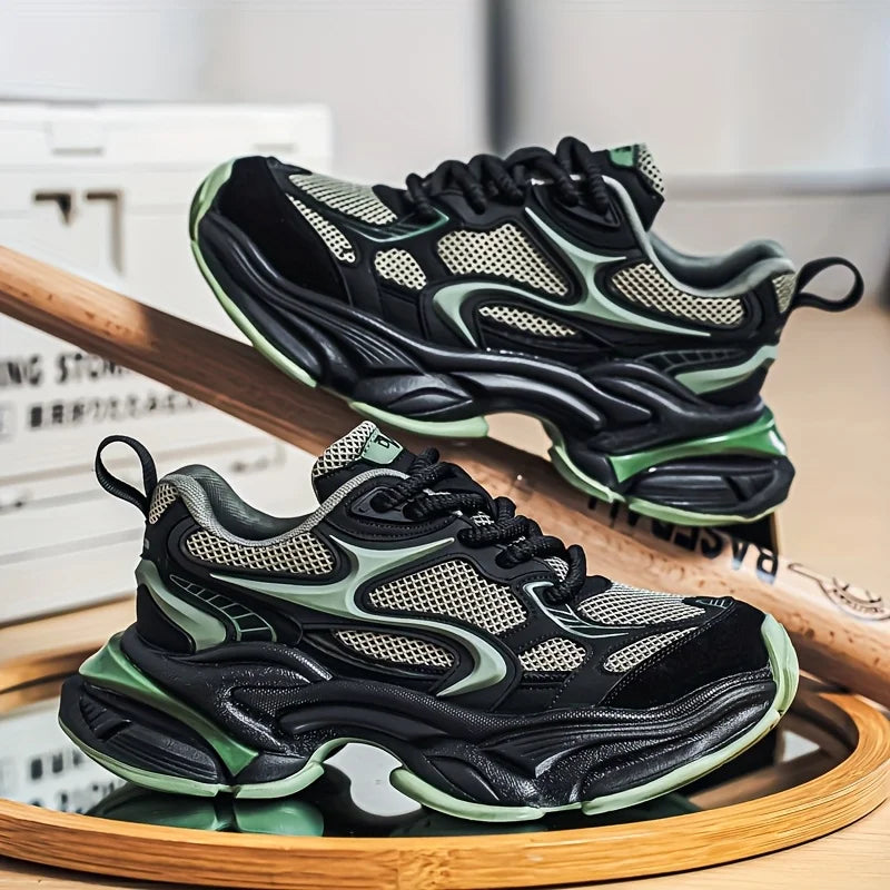 Casual Shoes – Breathable Height Increasing – Lace-Up – Women | KIMLUD