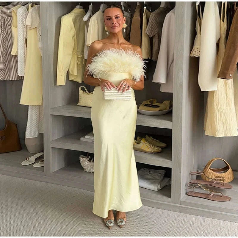 womens-feather-strapless-dress-fashionable-sleeveless-backless-satin-high-waisted-dresses-2026-party-banquet-womens-gownkimludkimlud-35569254