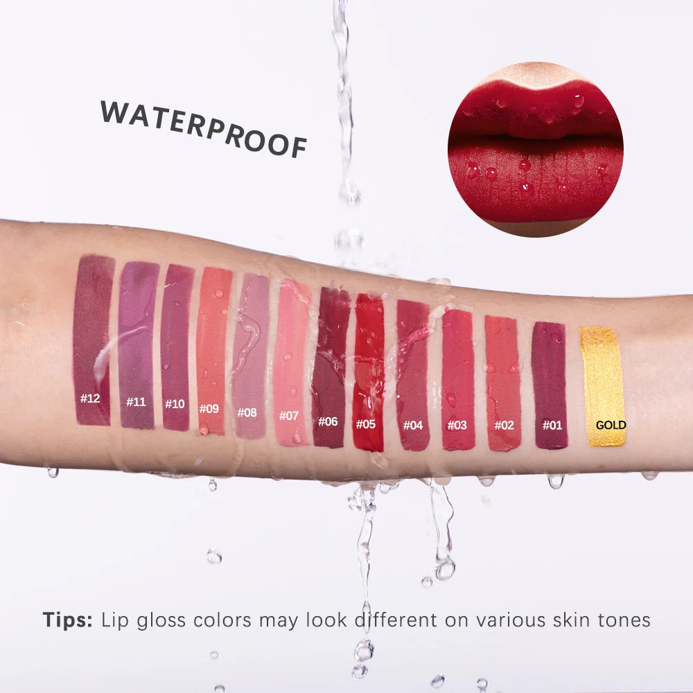 Golden Bar Lipstick Velvet Finish Intense Color — Gold | KIMLUD
