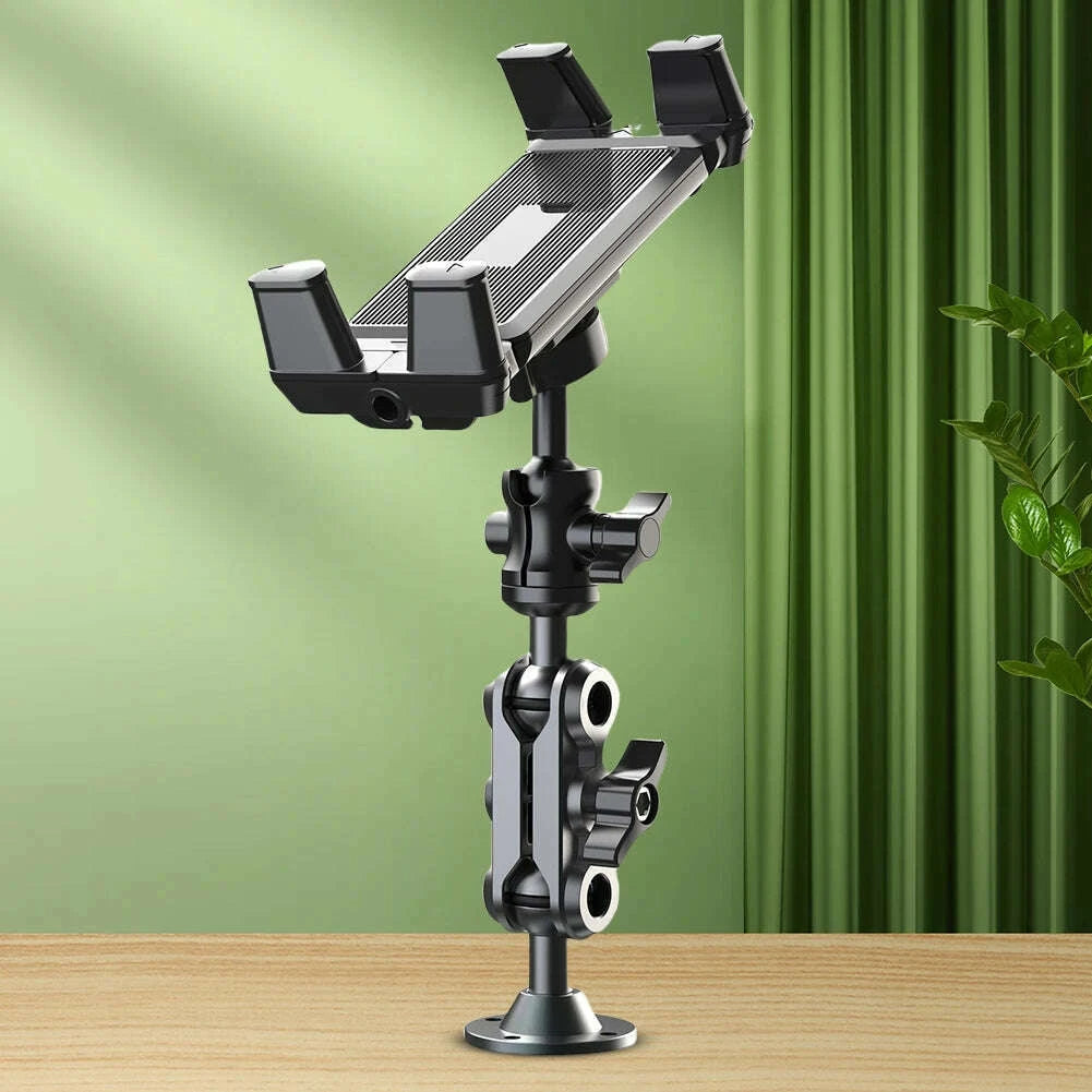 heavy-duty-tablet-holder-wear-resist-aluminum-drill-base-phone-rack-360-degree-rotable-car-dashboard-phone-mount-for-home-officekimlud-womens-fashion-34626853