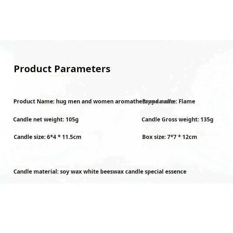 KIMLUD, Wedding Supplies Couple Candle 520 Creative Gift To Hug Men And Women Warm Love Shaped Aromatherapy Candle, KIMLUD Womens Clothes