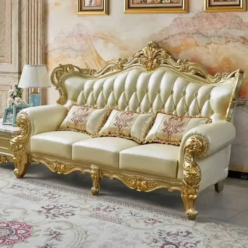 Nordic Modular Sofa With Reclining Seats — Golden | KIMLUD