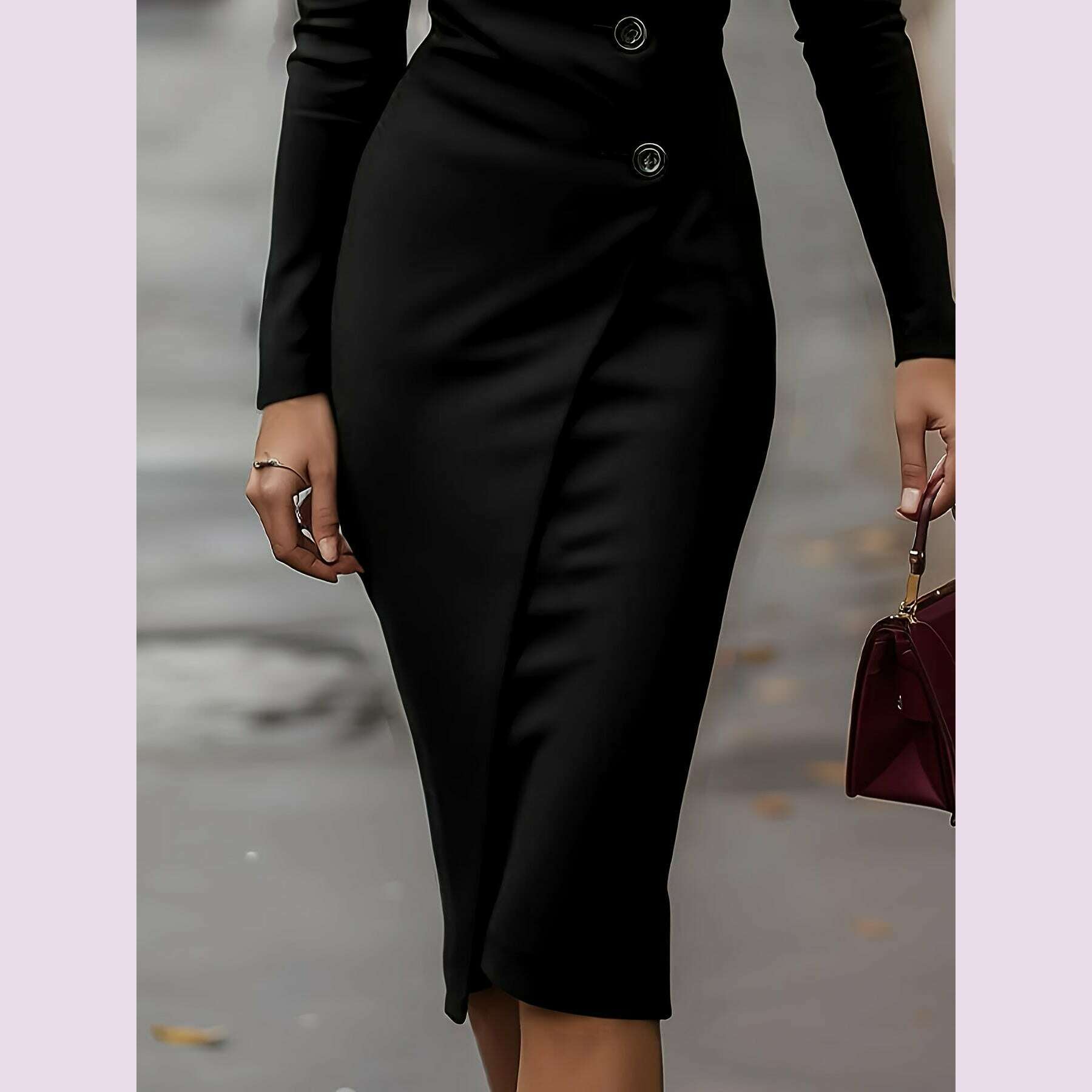 womens-elegant-v-neck-long-sleeve-bodycon-dress---chic-asymmetrical-hem-solid-color-perfect-for-springfall-casual-to-formal-wear-casual-attirevneck-dressasymmetrical-hemlinekimlud-womens-fashion-34625690