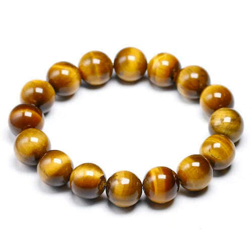 AAA Tiger eyes Beads Bracelet Men Charm Natural Stone Bracelets For Man Handmade Yoga Couple Women Gemstone Health Jewelry - KIMLUD