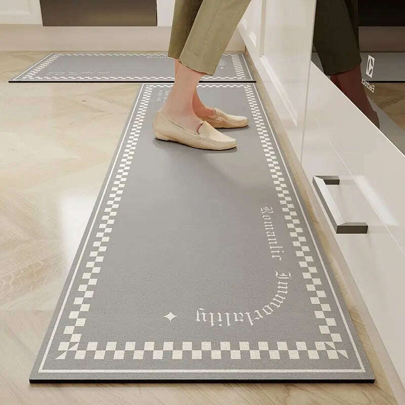 Absorbent Kitchen Floor Mat Diatomaceous Mud Floor Mats Doorstep Water Absorption Oil Absorption Anti Slip Rug Bathroom Carpet - KIMLUD