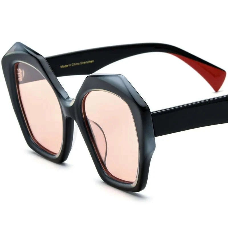 Accessories Two-Tone UV Protection Sunglasses Acetate Light Green | KIMLUD